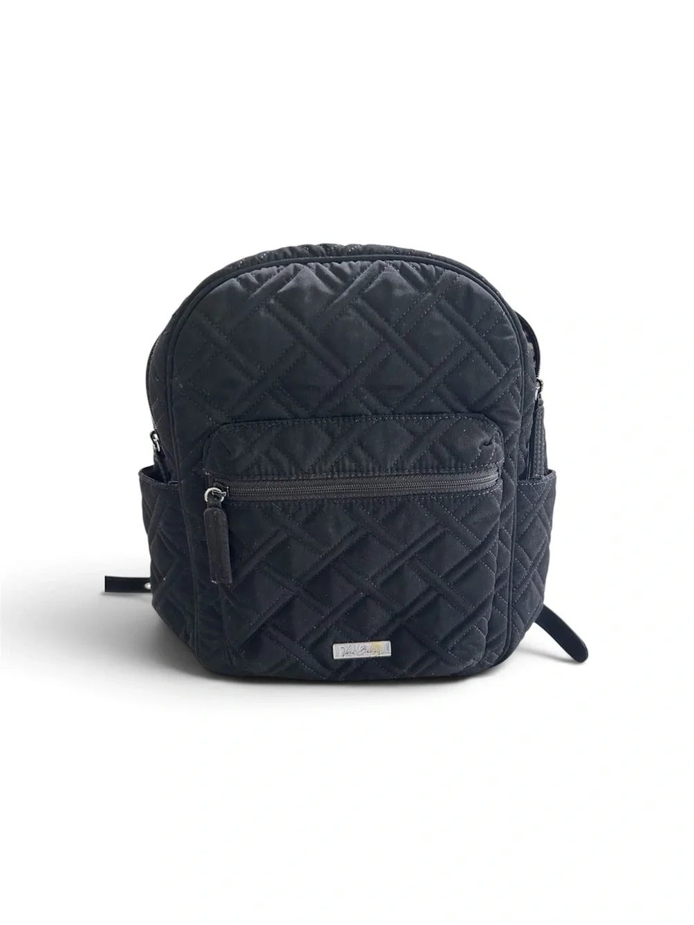 Vera Bradley Black Quilted Small Backpack